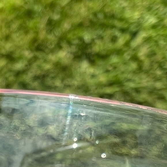 Ralph Lauren Glen Plaid Highball Heavy Bottom Glass 6 1/4” Signed Replacement - Picture 12 of 12